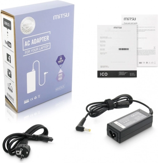 Adaptador de alimentación Mitsu para portátiles Acer 45 W