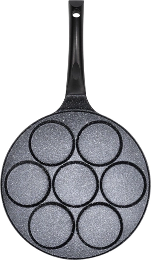 7 cavidades para porciones perfectamente redondas