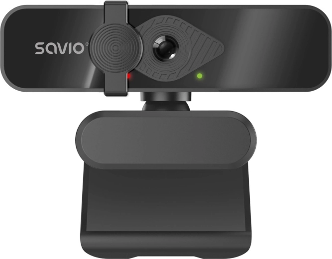 Webcam 4K con tapa de privacidad y micrófono con reducción de ruido