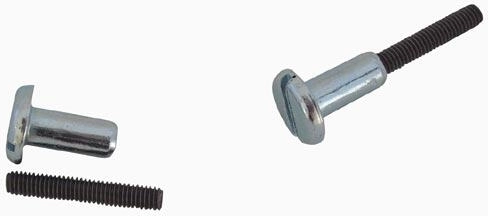 Herraje de unión de 38 mm de acero galvanizado, paquete de 50 uds.