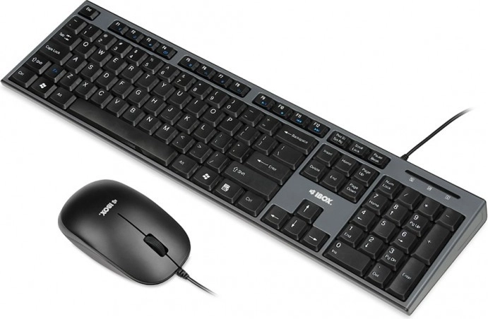 Juego de teclado y ratón IBOX IKMS606 USB, negro, 800 DPI
