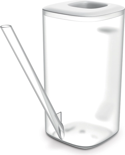 Regadera TUBI de 1,6 l transparente/blanca