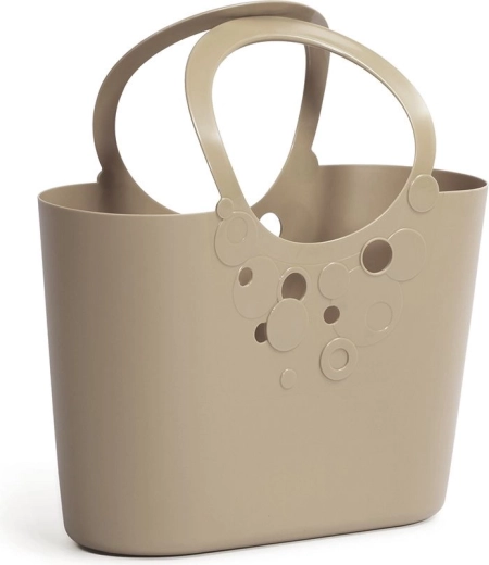 Bolsa de plástico Lily mocca 14,8 l