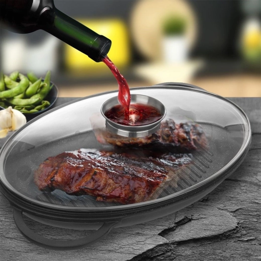 Tapa con dosificador para vino y caldo