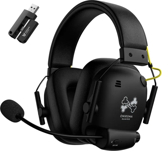 Auriculares inalámbricos gaming Onikuma GT888 negros
