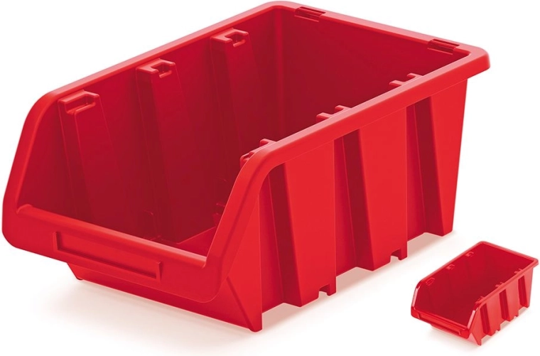 Caja de almacenamiento de plástico TRUCK 155 × 100 × 70 mm roja