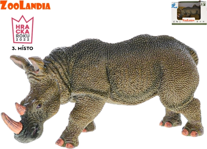Zoolandia rinoceronte – figura de plástico de 14 cm