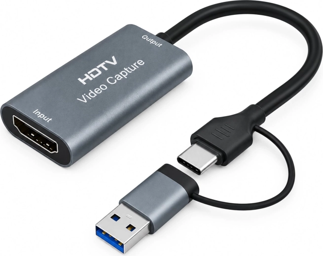 Tarjeta de captura HDMI RENEW FORCE USB 3.0 y USB-C