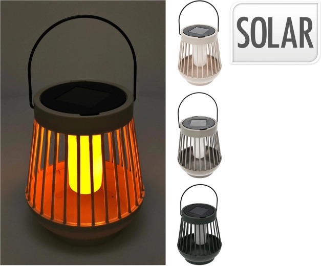 Lámpara solar LED de jardín 13 cm