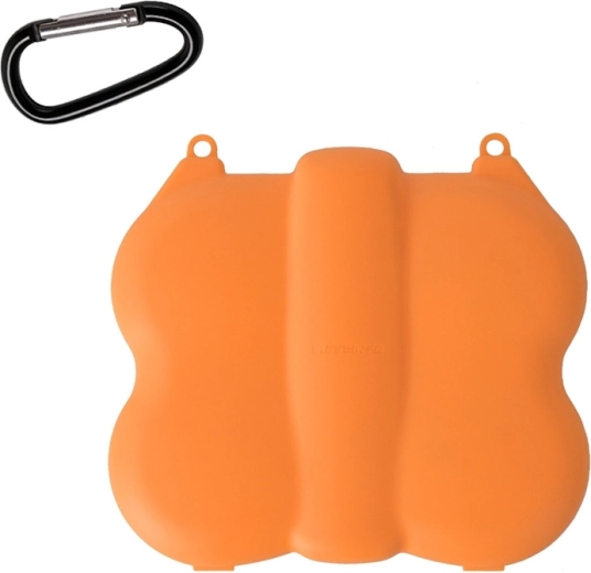 Estuche protector Sunnylife con mosquetón para DJI Neo 2, naranja - 1 unidad