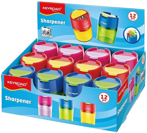 Sacapuntas con depósito Keyroad Robby Duo