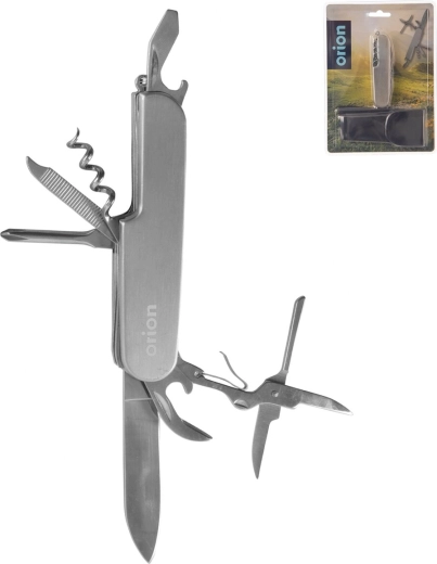 Cuchillo plegable Multi de acero inoxidable 5,5 cm