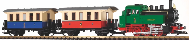 Set de inicio de tren de pasajeros Piko con locomotora de vapor BR 80