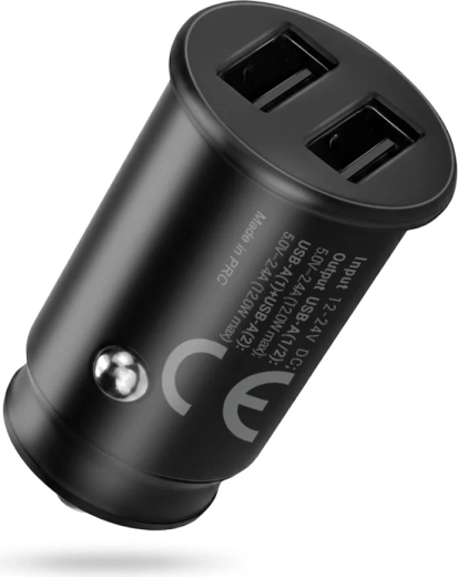 Cargador de coche everActive CC-25, 2× USB, 12 W