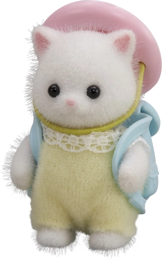 Sylvanian Families bebé gato persa con accesorios