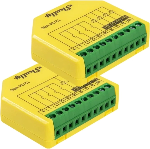 Shelly Plus rgbw pm controlador de tiras LED (2 uds.)