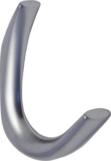 Percha Elegant II, cromo mate 50 × 60 mm