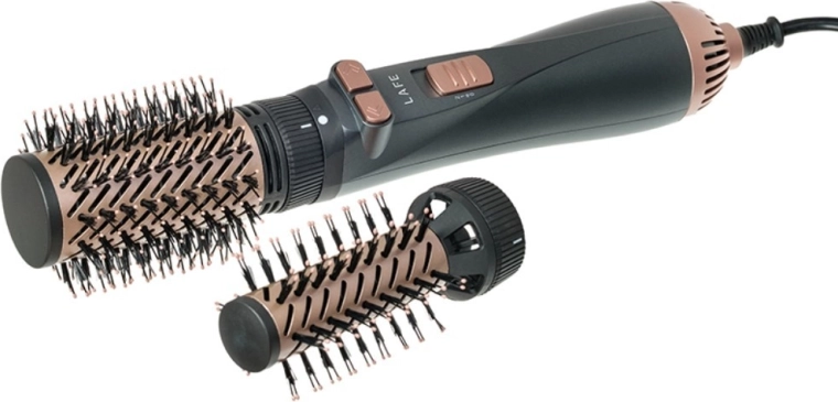 Cepillo de aire caliente giratorio LAFE Sleek & Shine Styler