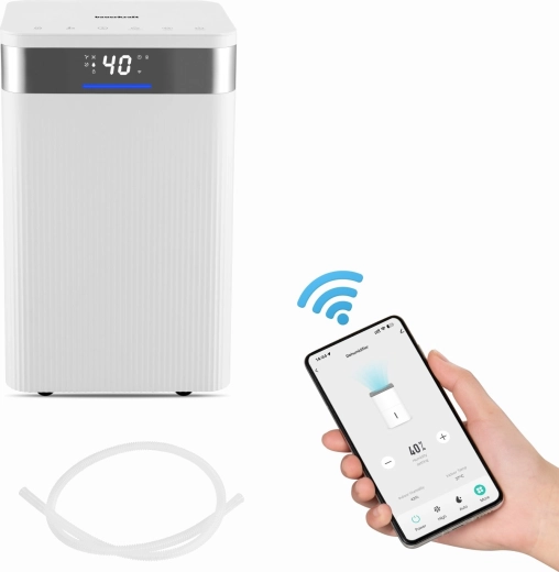 Deshumidificador de aire Bauerkraft con Wi-Fi 12 l/24 h