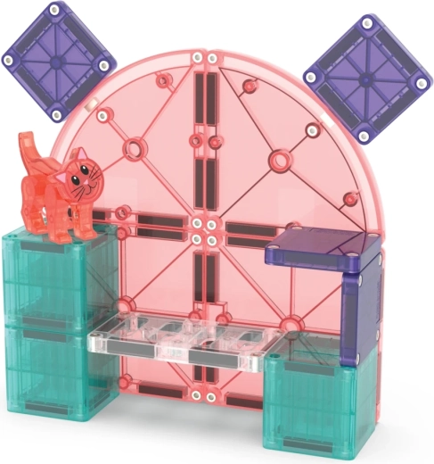 microMAGS y piezas de cuarto de círculo para construcciones originales