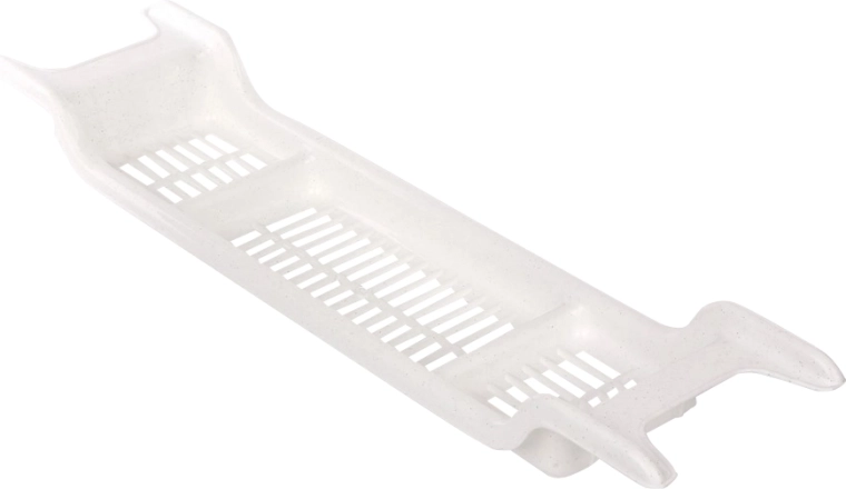 Estante blanco para bañera