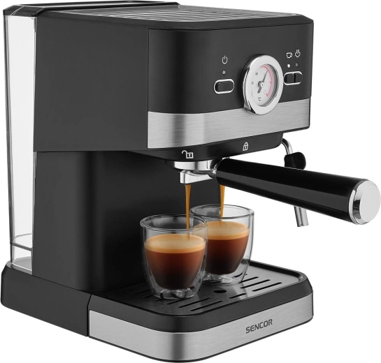 Espresso con una presión de 20 bares