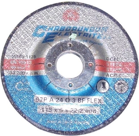 Disco de desbaste para acero 125 × 6 × 22,2 mm