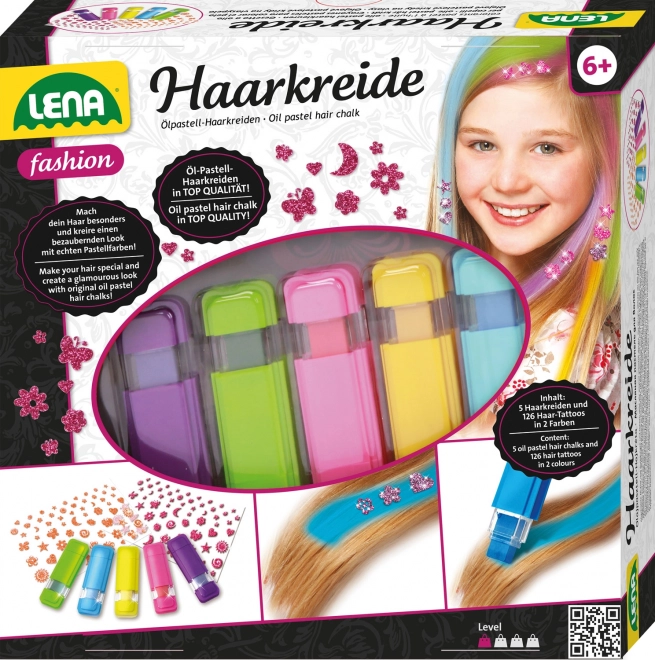 Tiza para el cabello - set de 5 colores