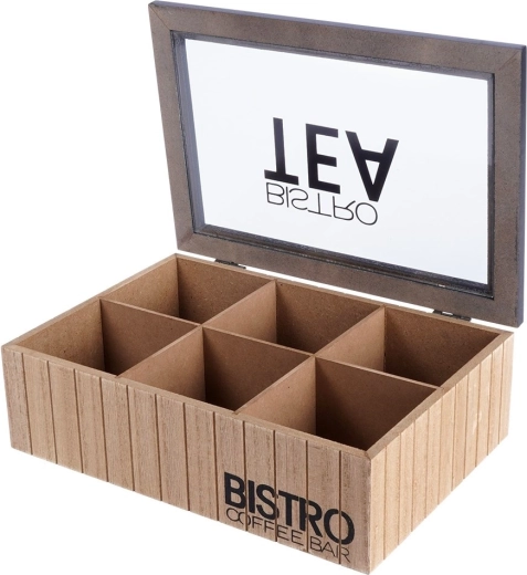 Clasificación clara en 6 compartimentos