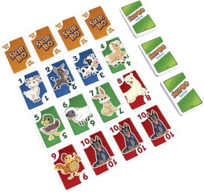Skip-Bo junior juego de cartas infantil