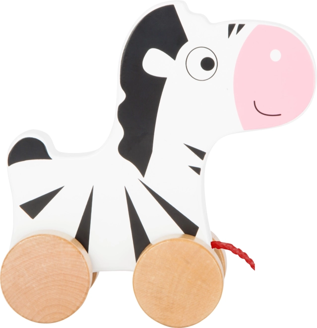 Small Foot Zebra de madera para tirar