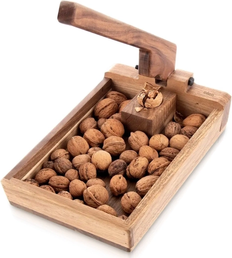 Cascanueces de madera 25 × 18 × 10 cm