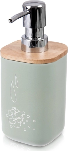 Dispensador de jabón verde GREENISH 350 ml