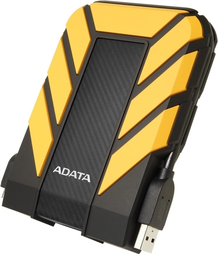 Disco duro externo resistente 1 TB 2.5" USB 3.1 ADATA DashDrive Durable HD710 – amarilla