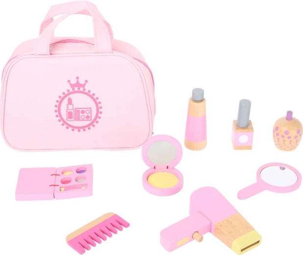 Práctico neceser de cosmética rosa