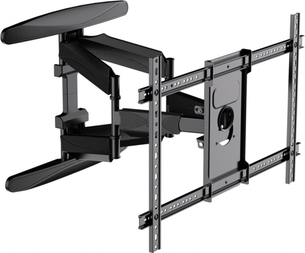 Soporte de pared para TV 40–75" con brazo articulado, inclinación y giro, VESA 600×400