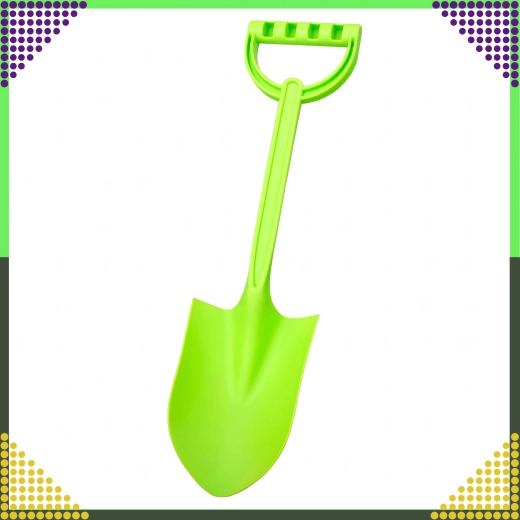 Pala infantil de plástico para arena 51 cm – verde