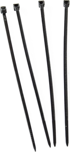 Bridas de nylon 120 × 2,5 mm, negras (50 uds)