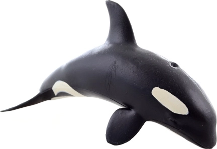 Figura de plástico de orca 13 cm