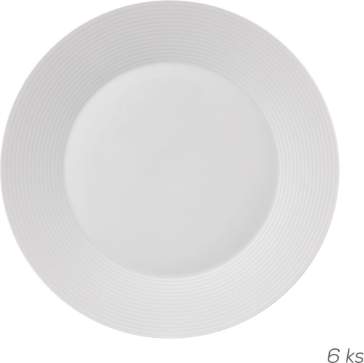 Plato llano Mona con línea 27 cm, 6 uds
