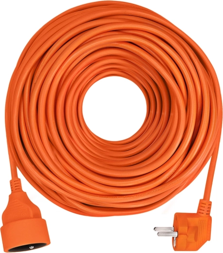 Cable alargador Solight con acoplador, 1 toma, 40 m, 3 × 1,5 mm², naranja