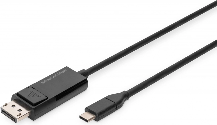 Adaptador bidireccional Digitus USB tipo C a DisplayPort 8K 2 m