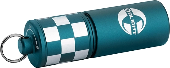 Olight i17 Checkered Flag linterna llavero de edición limitada USB‑C