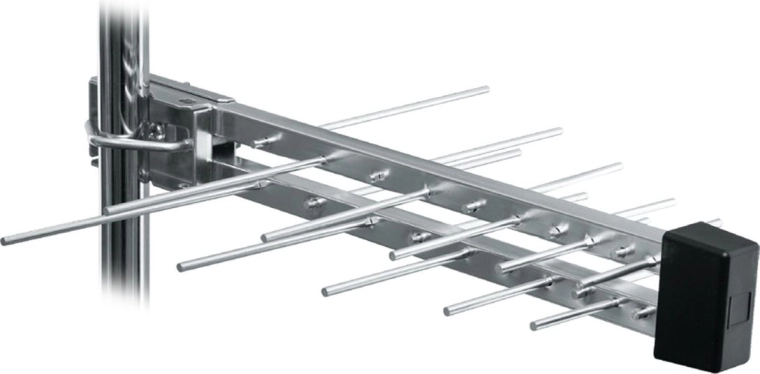 Antena exterior Solight DVB-T2 con amplificador de 22 dB