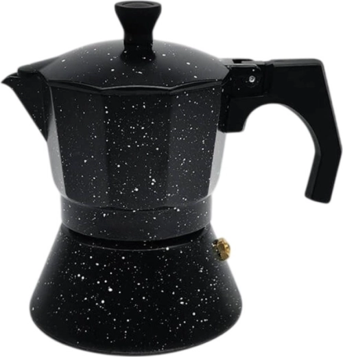 Cafetera moka para espresso Maestro Granite de 150 ml (3 tazas)