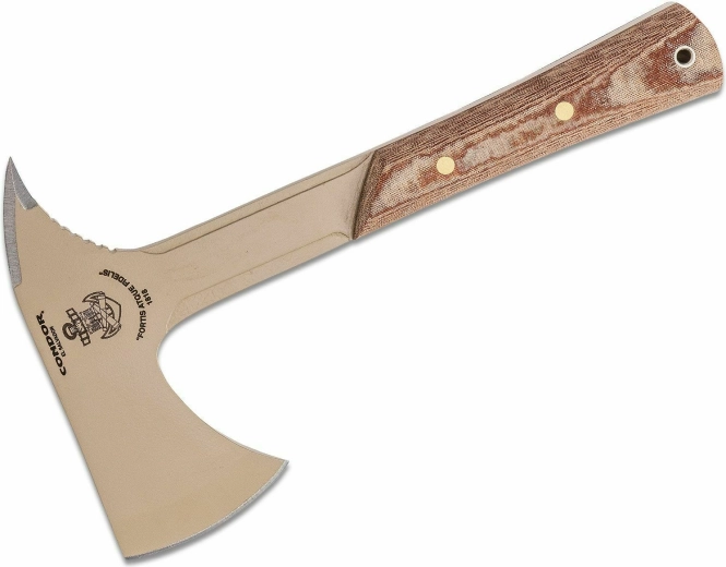 Hacha táctica Condor Fortis Fidelis con funda Kydex