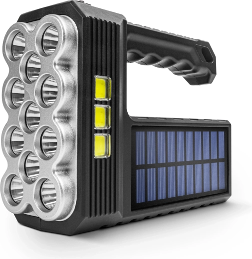 Carga solar y mediante MicroUSB