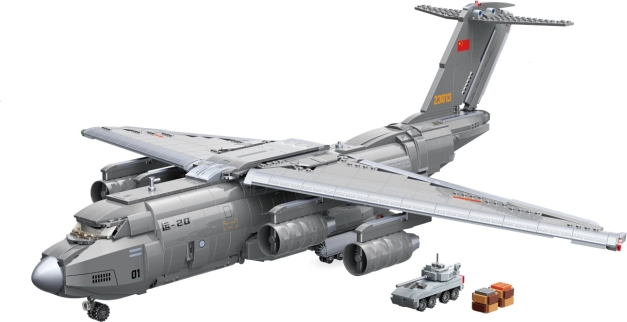 Qman zona de combate avión de transporte Xian Y-20 1:72 kit de construcción