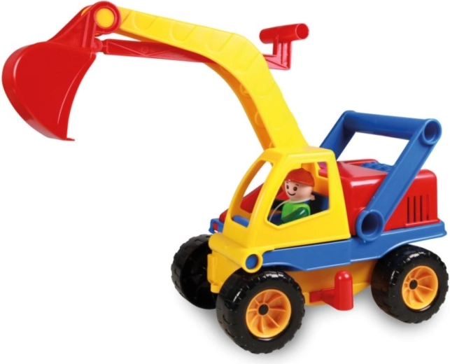 Excavadora de plástico LENA Aktivní con conductor, 35 cm