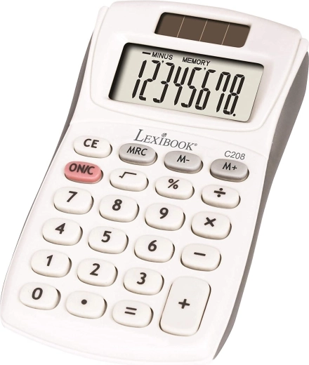 Calculadora solar de bolsillo Lexibook de 8 dígitos